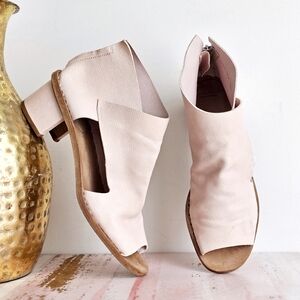 Officine Creative Sephora Blush Leather Heeled Sandals 39.5 – Made in Italy